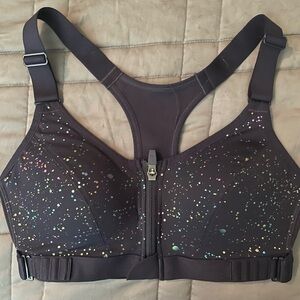 Zip Front Sports Bra